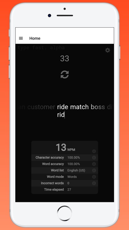 Speed Typer App