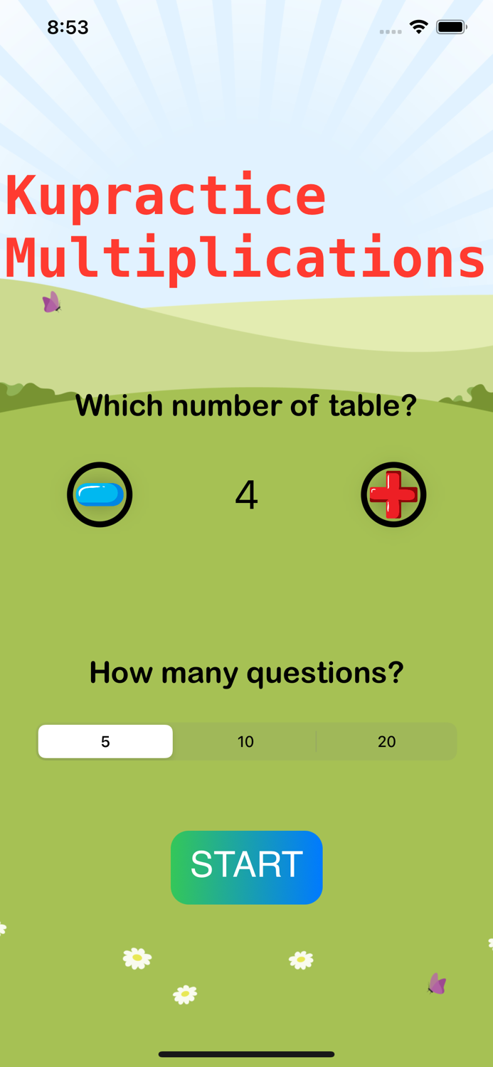 Kupractice Multiplications
