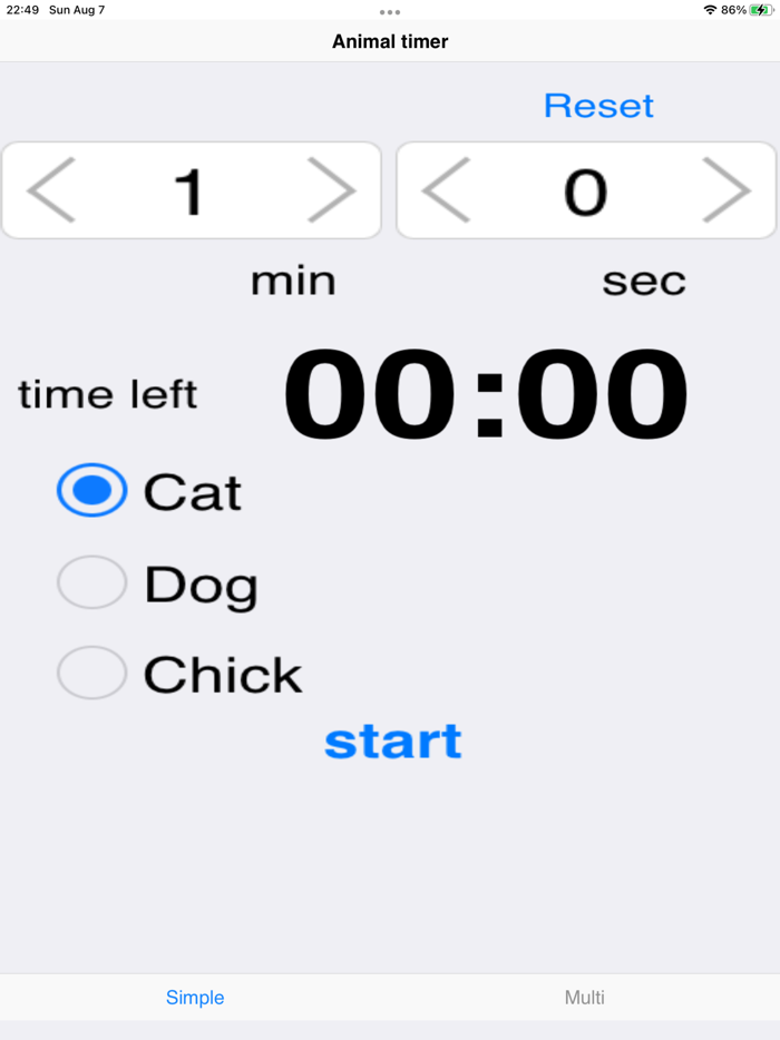 Animal Timer