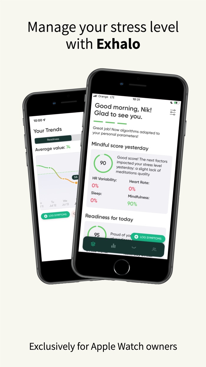 Exhalo Heart Stress Monitor