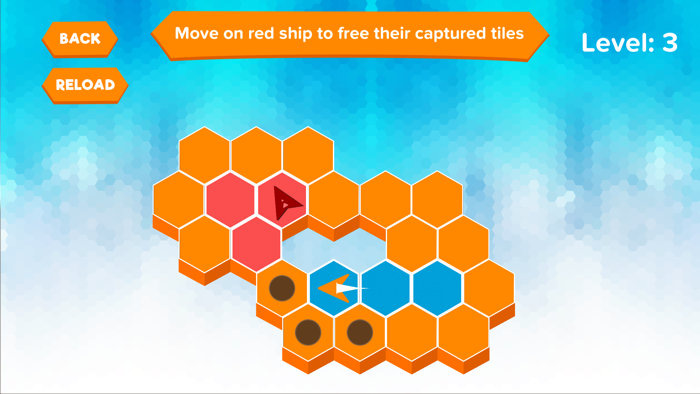 Hexa path puzzle