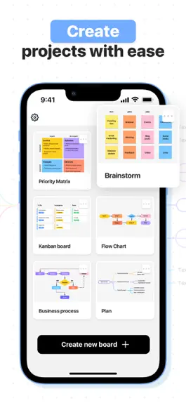 Game screenshot Projects Board: Notes Canvas hack