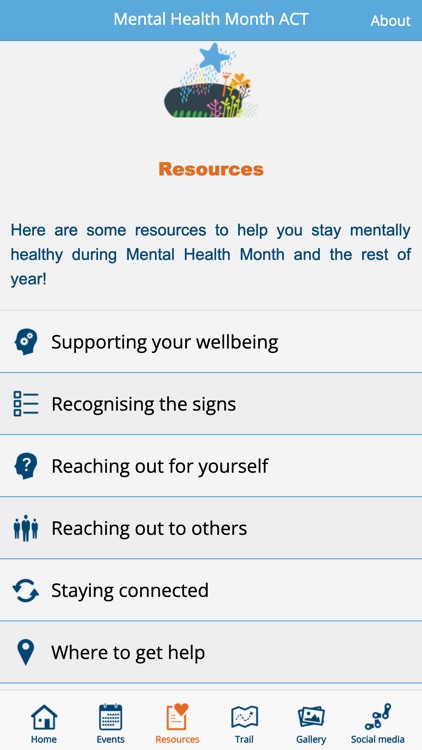 Mental Health Month ACT App