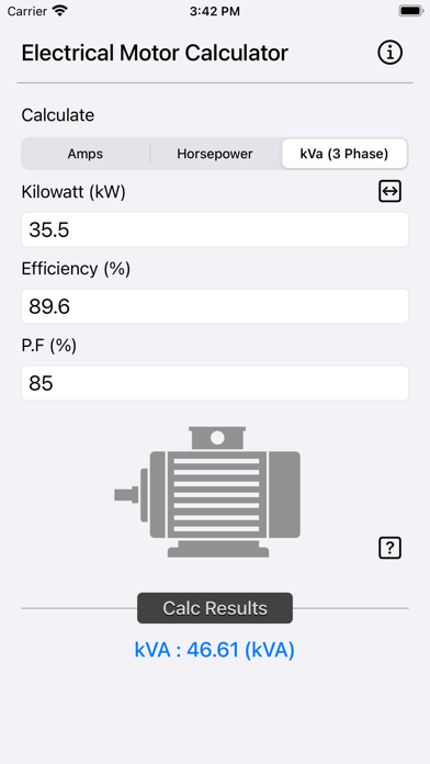Electrical Motor Calculator screenshot 6