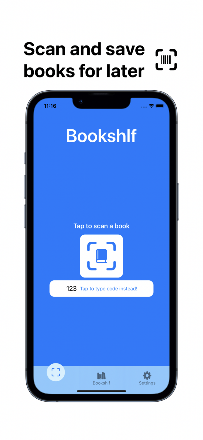 Bookshlf Scan to save books