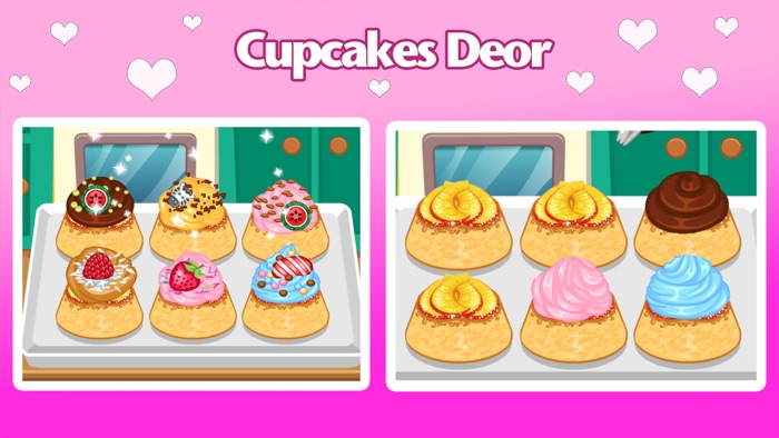 Peach Cupcake Cooking