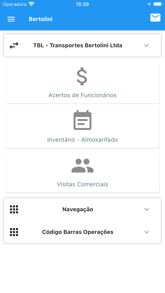 Aplicativo Bertolini