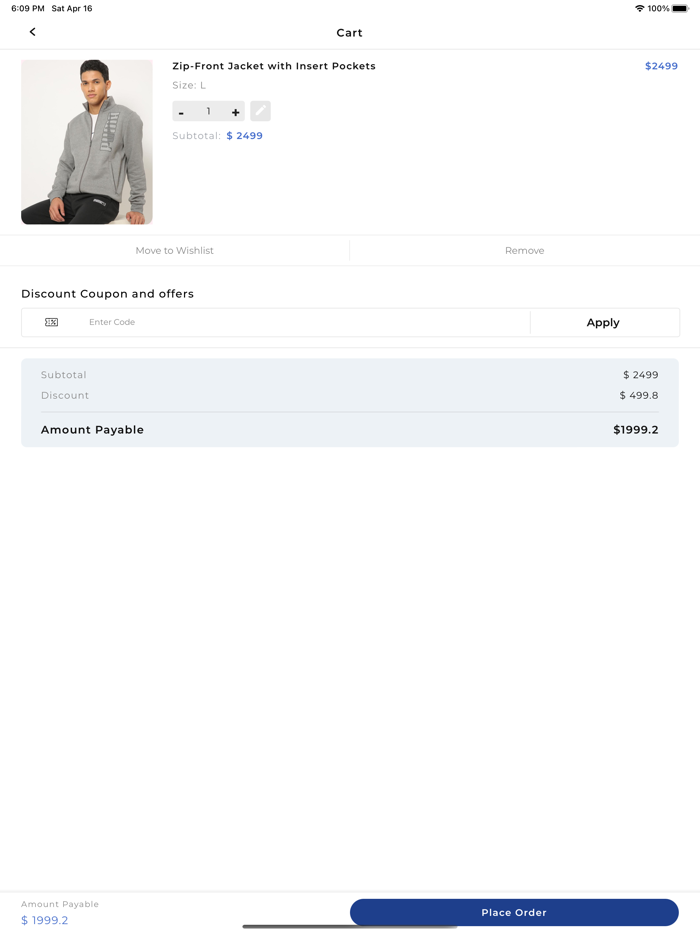 B2C - Fashion eCommerce App