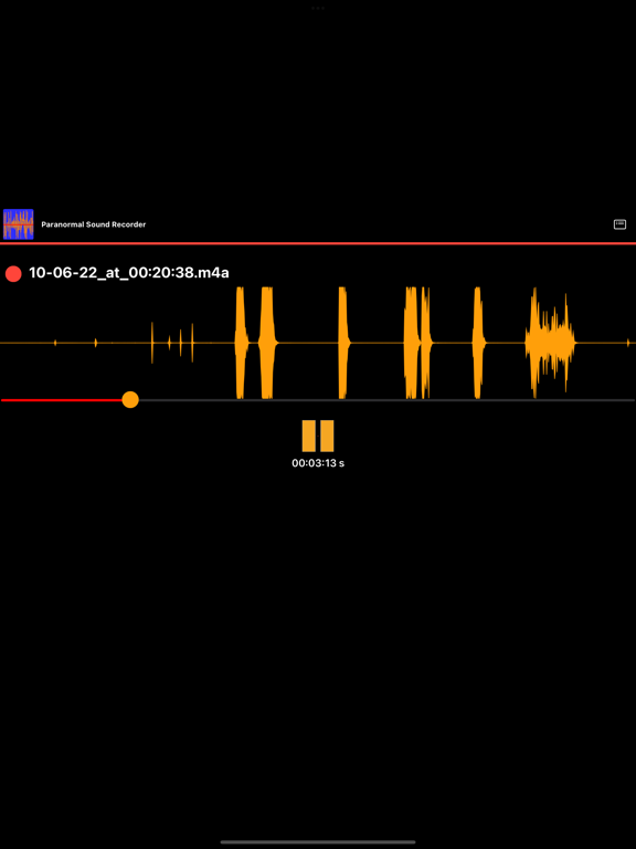 Paranormal Sound Recorder screenshot 3