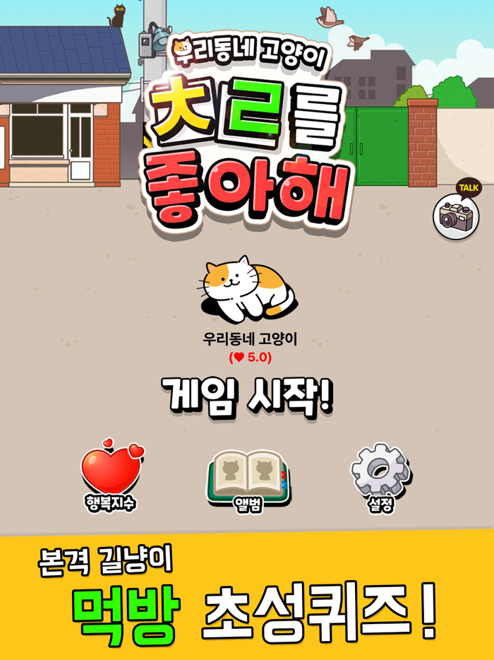 우리동네 고양이 ㅊㄹ를 좋아해