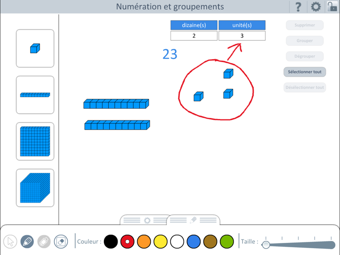 Numération et groupement