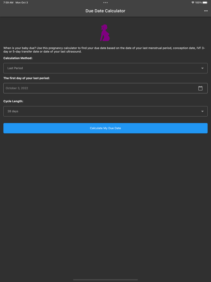 Pregnancy Due Date Calculators