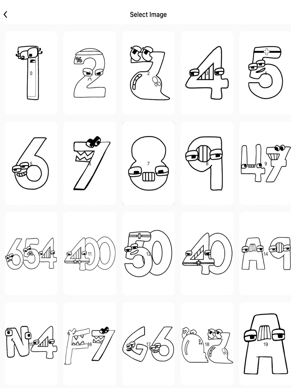 Dibujos De Numbers Lore Para Colorear Riset