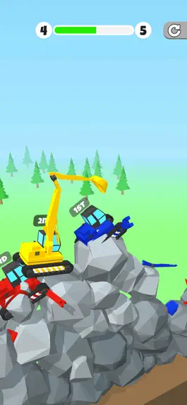 Game screenshot Excavator Race apk