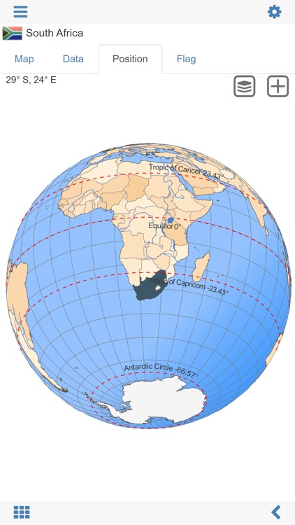 World atlas & world map MxGeo