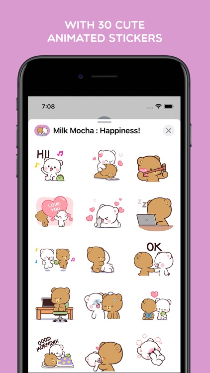 Everyday Milk Mocha Stickers by Gigih Hartanto