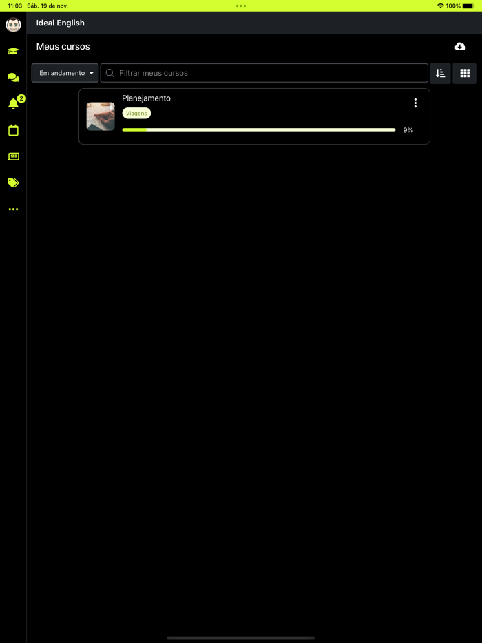 Ideal English Now - Aluno