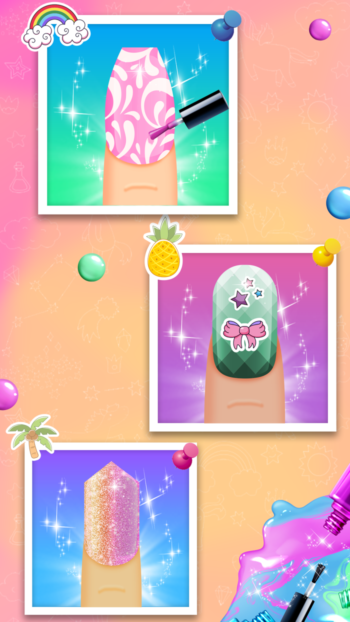 Unicorn Nail Salon Manicure