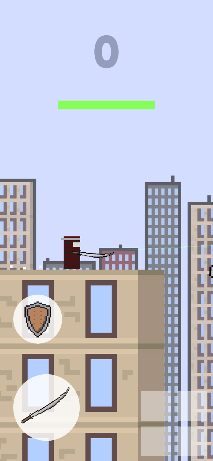Rooftop Ninja 2D