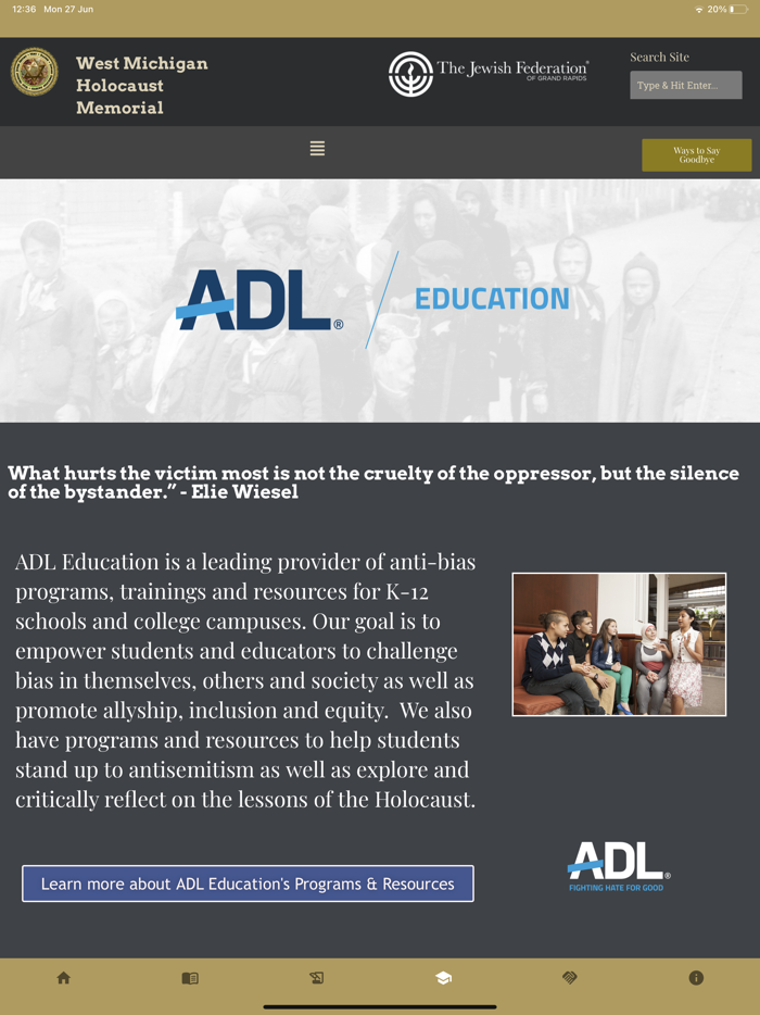 West Mich Holocaust Memorial