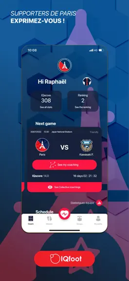 Game screenshot IQfoot Paris apk