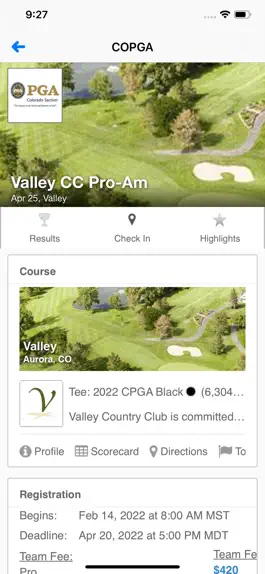 Game screenshot Colorado PGA hack