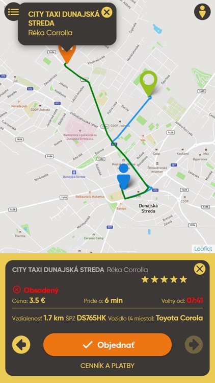 City Taxi Dunajská Streda screenshot-3