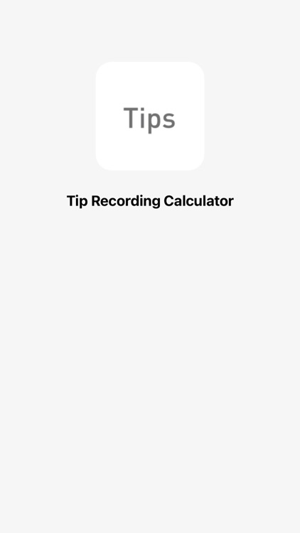 Tip Recording Calculator