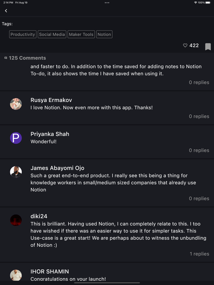 Makers for Product Hunt