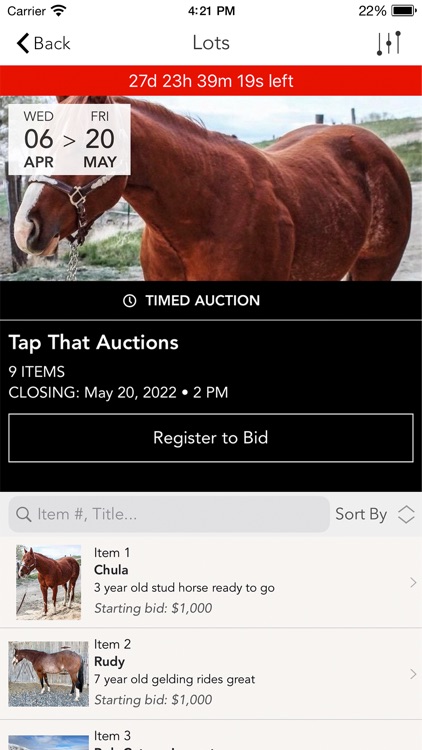 Tap That Auctions