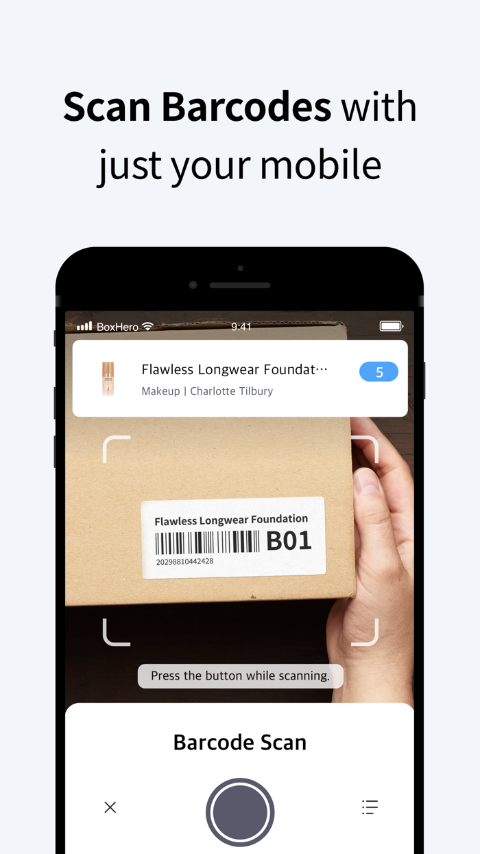 Inventory Management - BoxHero