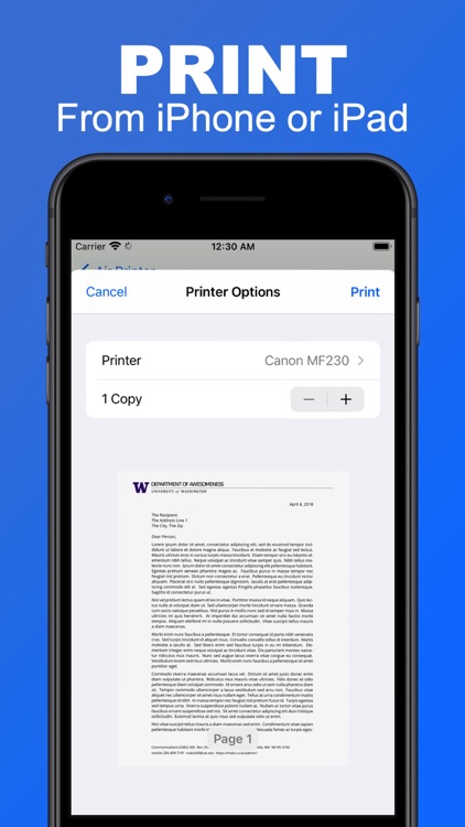 Air Printer : PDF Scanner