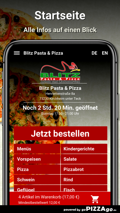 Blitz Pasta - Pizza Kirchheim screenshot 2