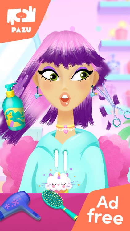 Girls Hair Salon Kids Games screenshot-0