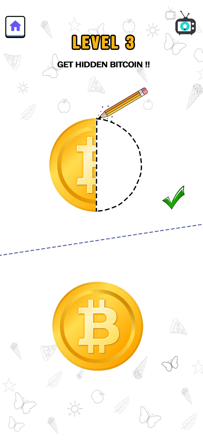 Draw Missing Part - DOP Puzzle
