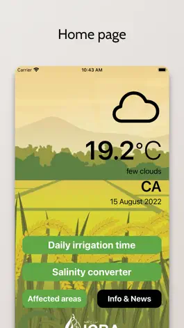 Game screenshot ICBA Irrigation App mod apk