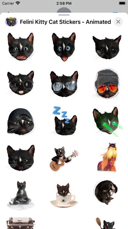 Felini Kitty Cat Stickers