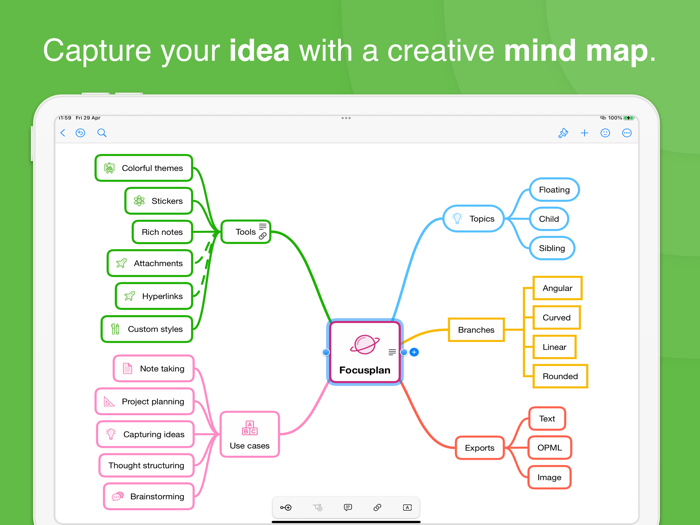 Focusplan Pro 思维导图