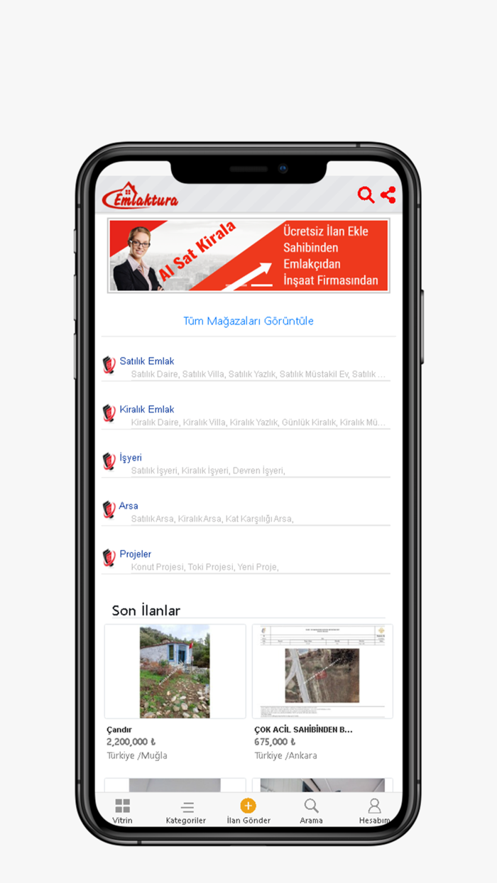 Emlaktura  İlan Platformu