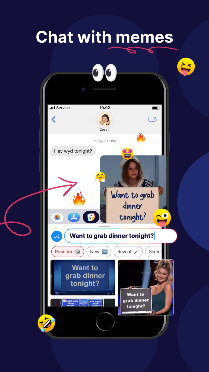 Memix - Chat with memes