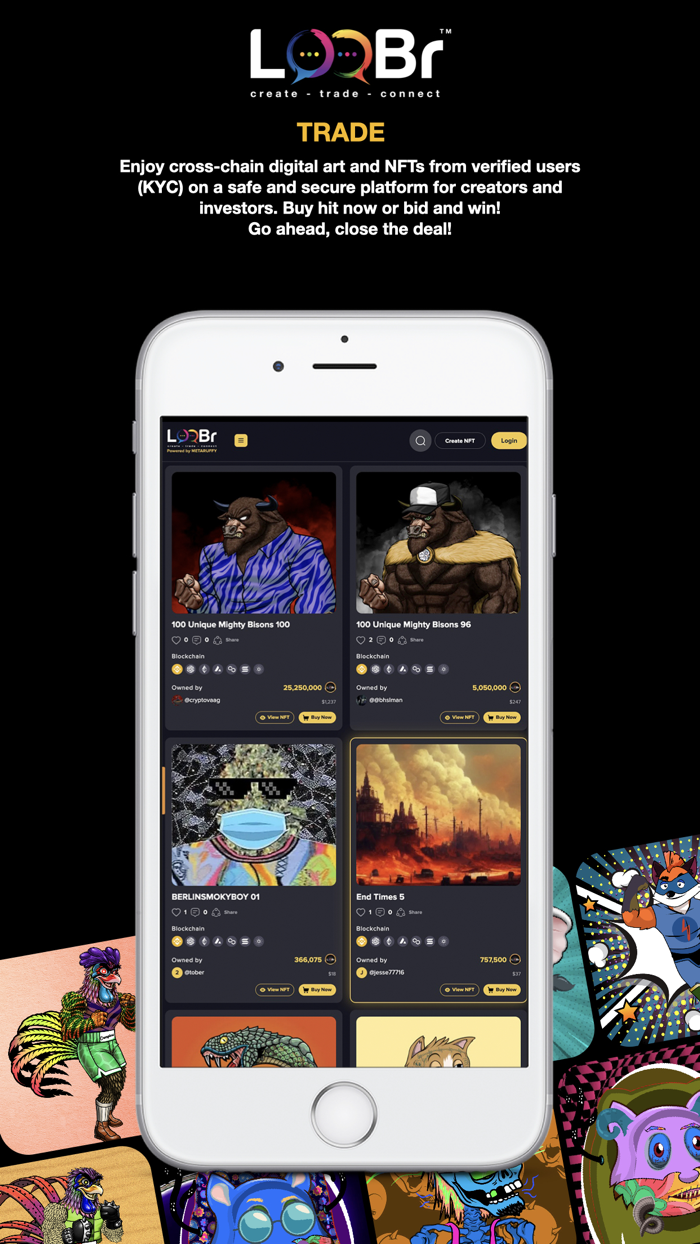 LooBr - Social NFT Marketplace