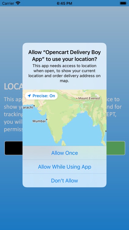 Opencart Delivery Boy App