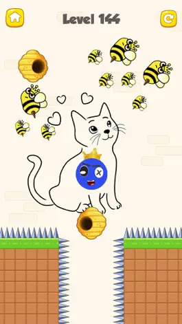 Game screenshot Blue Rainbow Pet: Draw to save apk