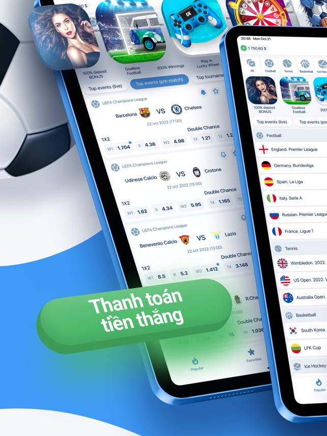 1xBet: Cá cược thể thao