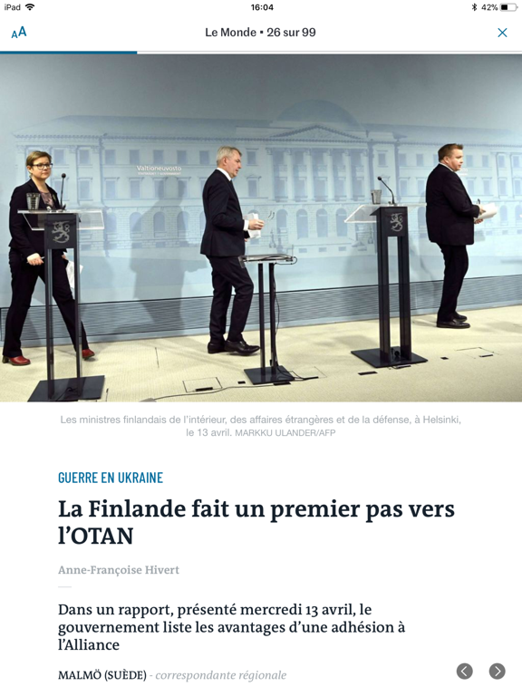 Journal Le Monde screenshot 3