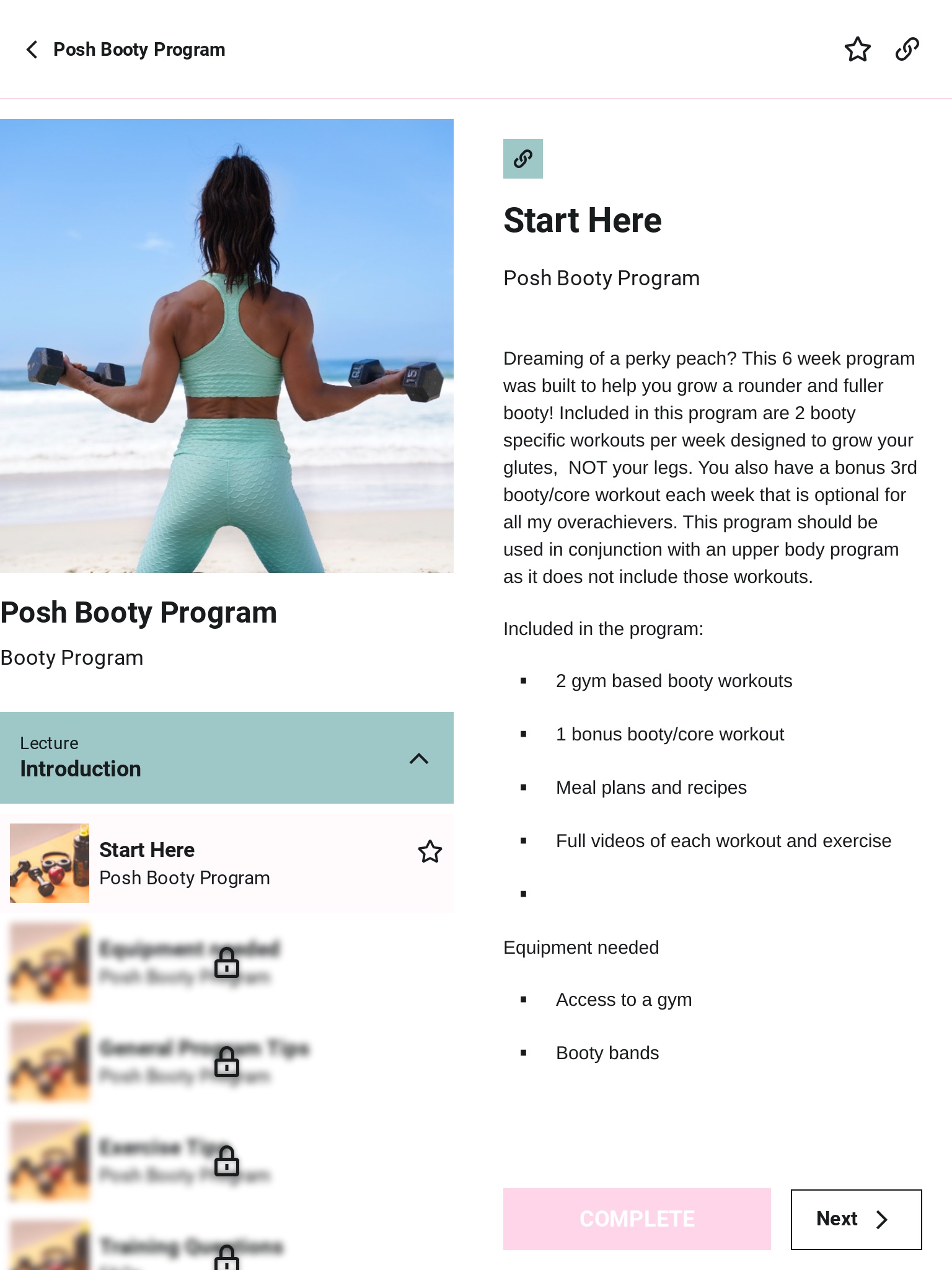 PoshBody Fitness screenshot 3