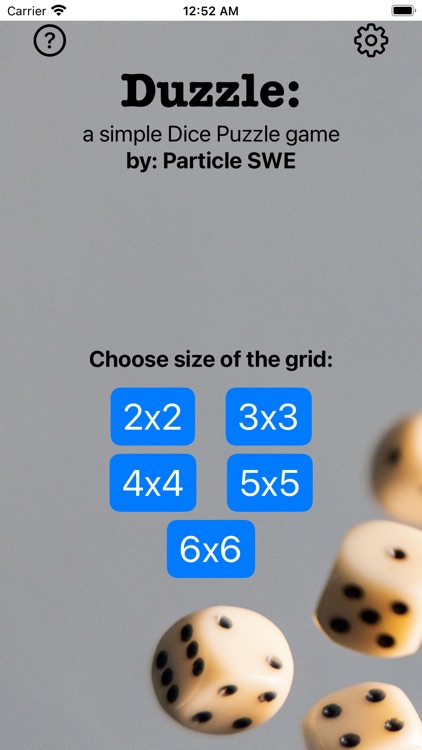 Duzzle: a Dice Puzzle game