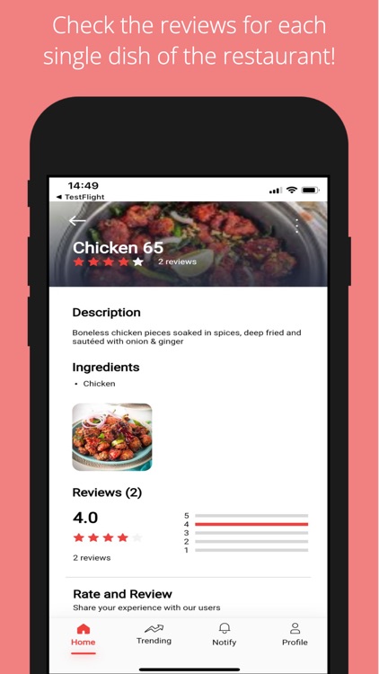 Global Menu App