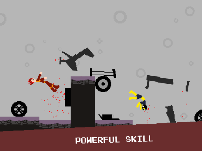 Stickman Pixel Dismounting