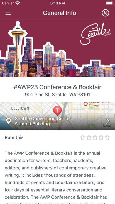 AWP23 Conference & Bookfair Screenshot